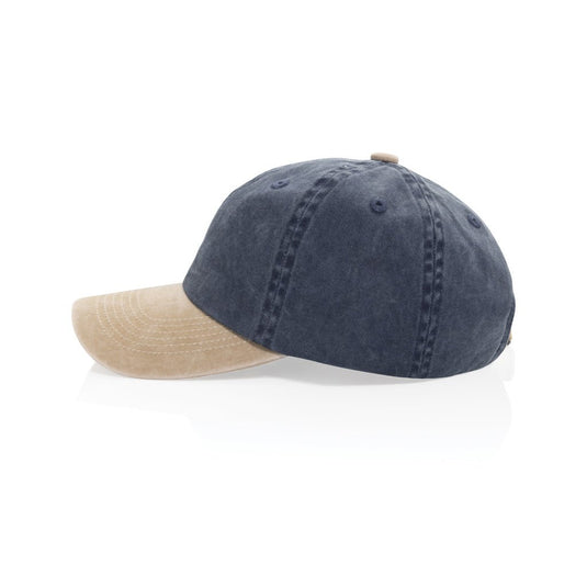 BEAU AWARE™ Washed 6 panel 270gsm cotton twill two tone cap - Custom Wood DesignsXD Xclusive BEAU AWARE™ washed 6-panel cotton twill cap in two-tone design, showcasing headwear with a casual, stylish look.HeadwearP453.1425Recycled cotton,rPETnavy