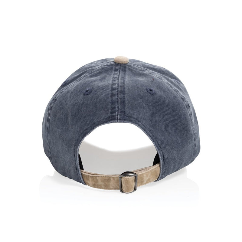 Load image into Gallery viewer, XD Xclusive BEAU AWARE™ washed 6-panel cotton twill cap with two-tone design, showcasing headwear style and craftsmanship.
