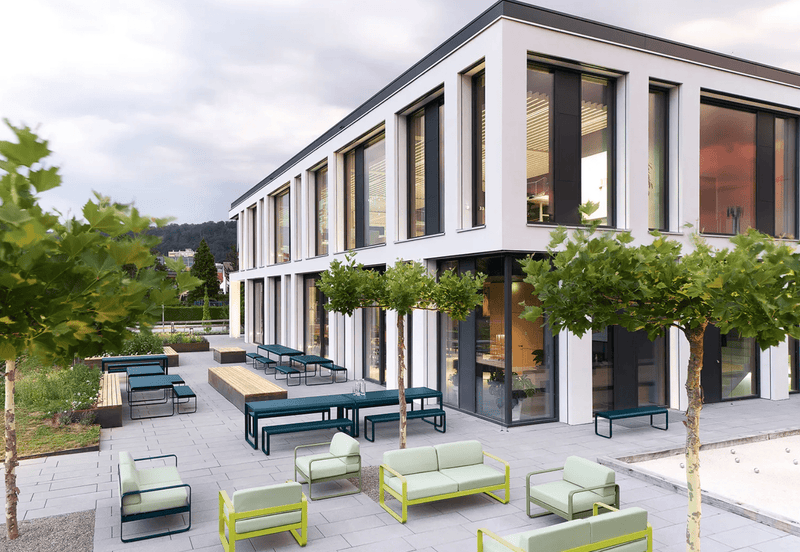 Load image into Gallery viewer, Bellevie 196 x 90 cm Outdoor Dining Table Eight Seater - Custom Wood DesignsFermob Bellevie outdoor metal dining table, 196 x 90 cm, eight-seater, with sleek design and sturdy construction for outdoor use.Metal Table24575173353143AntraciteWithout outdoor Cover
