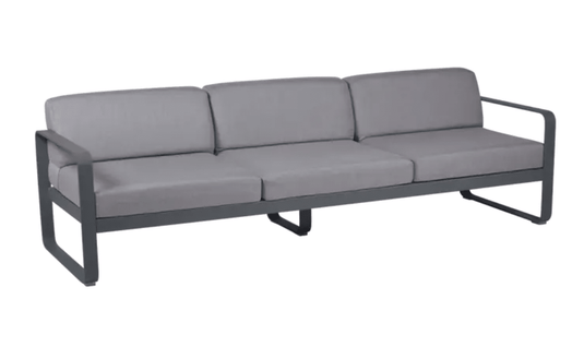 Bellevie 3-Seater Outdoor Sofa - Custom Wood DesignsFermob Bellevie 3-seater outdoor sofa with anthracite grey flannel fabric and metal frame, perfect for patio or garden seating.Outdoor Sofa Metal Fermob24575206619895Willow Green / Pearl