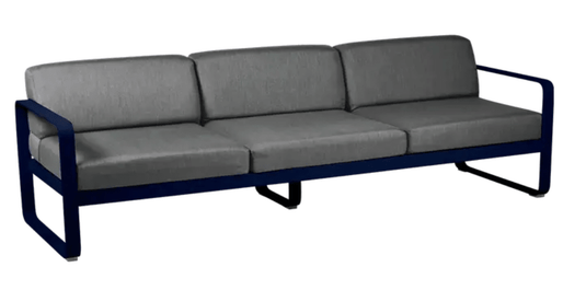 Bellevie 3-Seater Outdoor Sofa - Custom Wood DesignsBellevie 3-seater outdoor sofa by Fermob with deep blue and graphite grey metal frame, perfect for garden or patio seating.Outdoor Sofa Metal Fermob24575203746423DeepBlue/GraphiteGrey