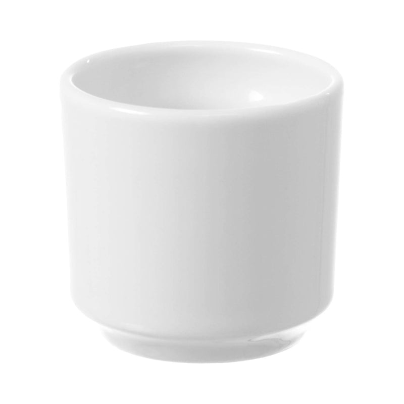 Load image into Gallery viewer, Bianco egg cup, 50x(H)45mm - Custom Wood DesignsFine Dine Bianco egg cup, 50x45mm egg dish in white ceramic, designed for holding eggs securely.egg dish799253
