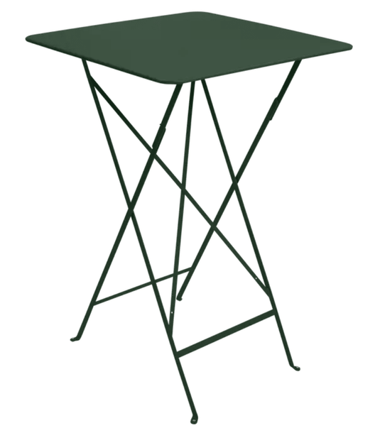 Bistro High Table 71 x 71 cm – Contract Folding Bar Table - Custom Wood DesignsCedar green Fermob Bistro high folding bar table with steel powder-coated finish, suitable for outdoor use and contract settings.Foldable High Table Ferob Outdoor7929.0Cedar Green