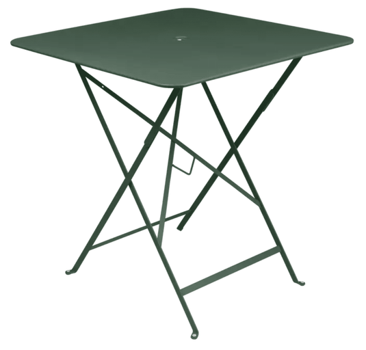 Bistro Table 71x71cm - Custom Wood DesignsCedar green Fermob foldable Bistro Table 71x71cm for outdoor terrace dining, metal construction, suitable for four peopleFoldable Table Ferob Outdoor7929.0Cedar Green