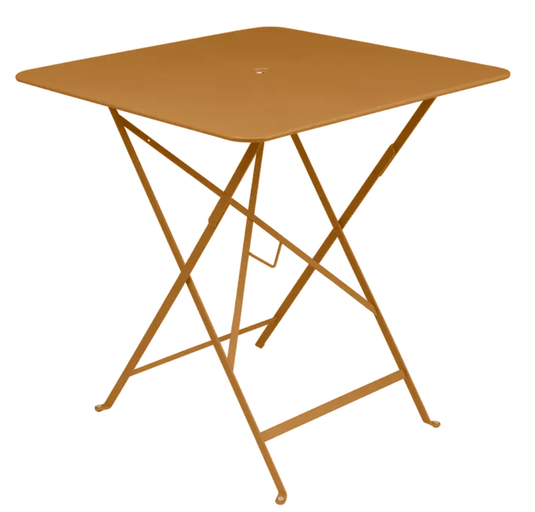 Bistro Table 71x71cm - Custom Wood DesignsFermob foldable outdoor bistro table, 71x71cm, with gingerbread-colored powder-coated steel surface and UV-resistant finish.Foldable Table Ferob Outdoor7932.0Gingerbread