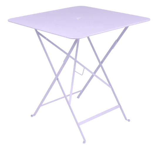 Bistro Table 71x71cm - Custom Wood DesignsFermob foldable outdoor bistro table, 71x71cm square metal table with parasol hole, suitable for outdoor dining.Foldable Table Ferob Outdoor7921.0Marshmallow