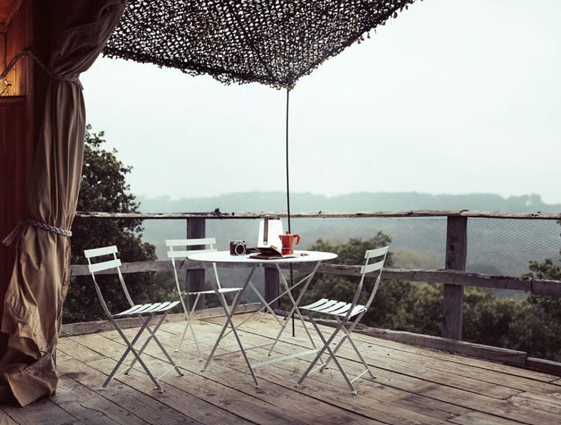 Load image into Gallery viewer, Bistro Table Ø117cm six seater - Custom Wood DesignsRound Fermob Bistro Table with 117cm diameter and umbrella hole, six-seater, suitable for restaurant and hospitality settings.Round Table Fermob7913.0Willow Green
