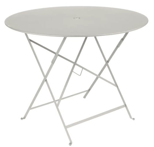 Bistro Table Ø117cm six seater - Custom Wood DesignsRound Fermob Bistro Table Ø 96 in grey metal, outdoor café table for 4 to 5 seating, stylish and durable for outdoor dining.Round Table Fermob7913.0Willow Green