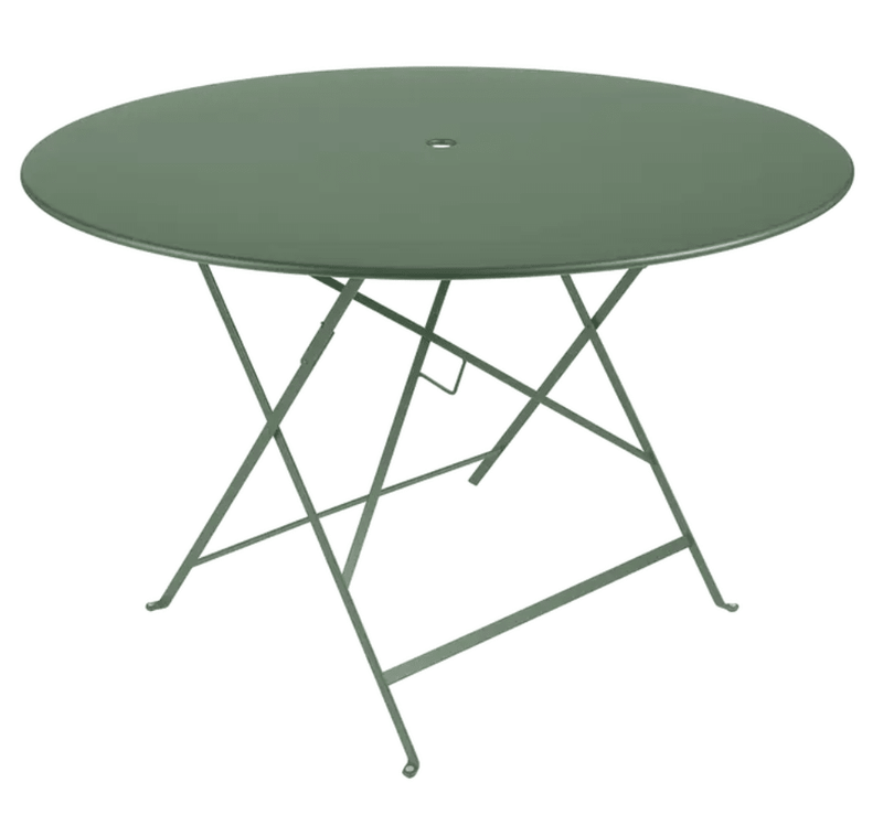 Load image into Gallery viewer, Bistro Table Ø117cm six seater - Custom Wood DesignsFermob round outdoor bistro table with Ø117cm diameter, six-seater design, metal construction, ideal for outdoor dining spaces.Round Table Fermob7934.0Cactus
