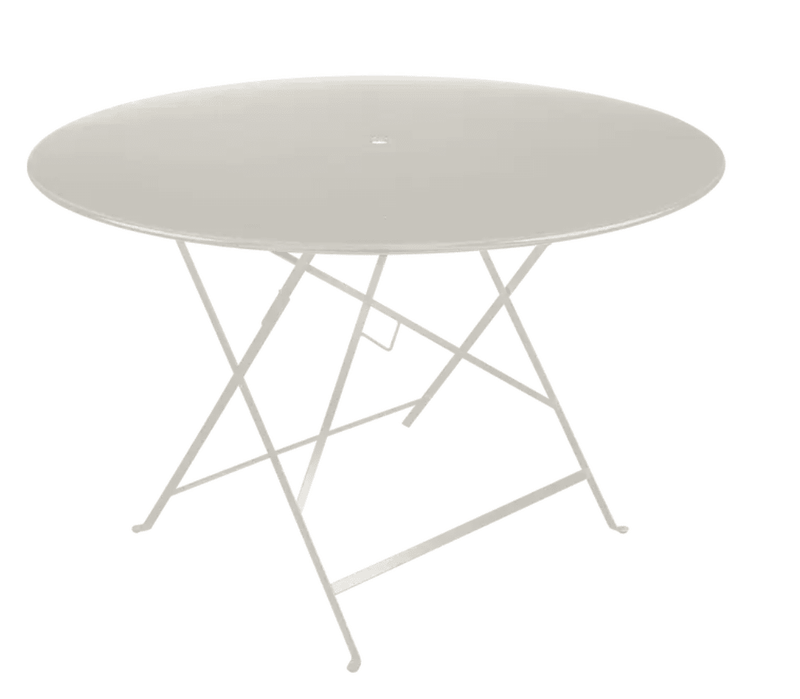 Load image into Gallery viewer, Bistro Table Ø117cm six seater - Custom Wood DesignsLarge round Fermob Bistro Table with Ø117cm clay gray metal surface, perfect for outdoor six-seater dining.Round Table Fermob7928.0Clay Grey
