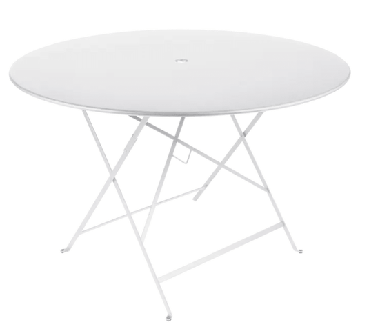 Bistro Table Ø117cm six seater - Custom Wood DesignsFermob round bistro table with 117cm diameter, outdoor metal six-seater dining table for outdoor patio or garden.Round Table Fermob7927.0Cotton White