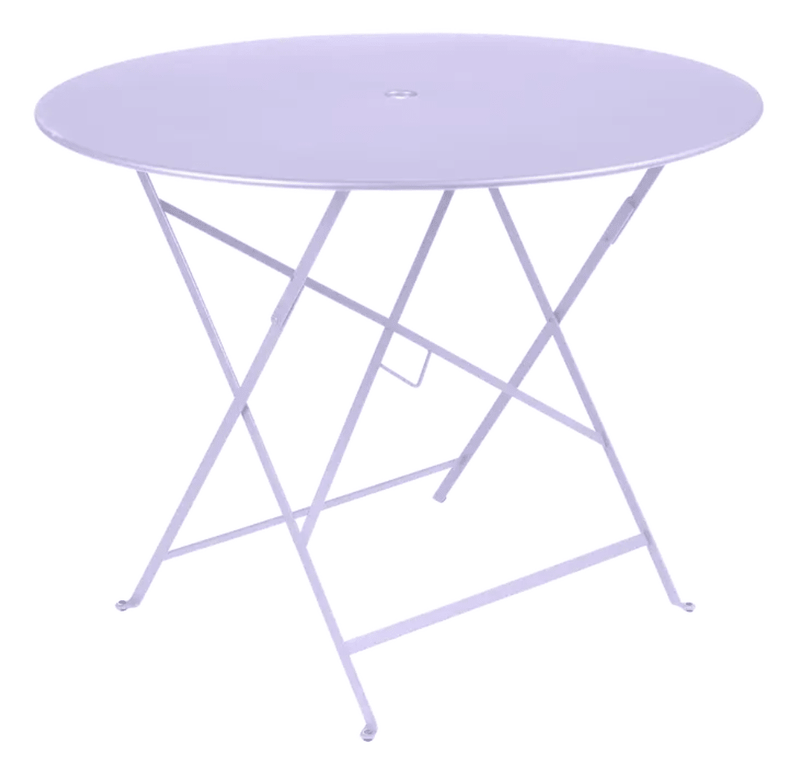Load image into Gallery viewer, Bistro Table Ø117cm six seater - Custom Wood DesignsBright purple Fermob Bistro Round Table with a central hole for a parasol, ideal for outdoor dining and restaurant settings.Round Table Fermob7913.0Willow Green
