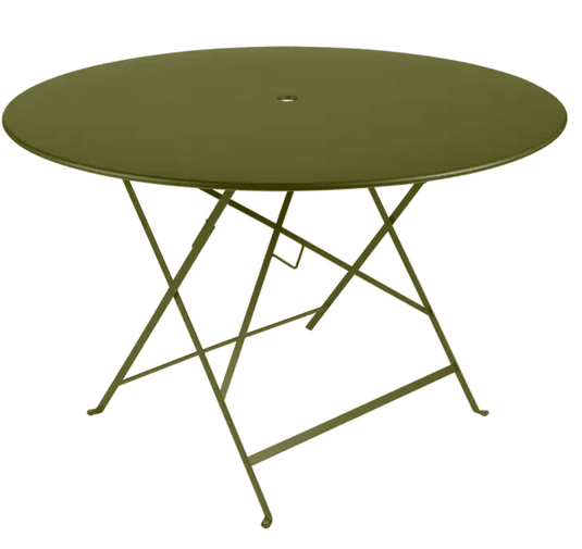 Bistro Table Ø117cm six seater - Custom Wood DesignsLarge round Fermob Bistro Table Ø117cm in pesto green, outdoor metal dining table suitable for six seats.Round Table Fermob7918.0Pesto Green