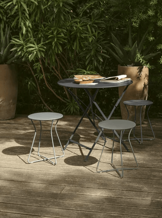 Bistro Table Ø77cm Round Folding Table - Custom Wood DesignsFermob Bistro Table Ø77cm round folding outdoor table with a sleek, modern design, suitable for patio or balcony use.Round Table Ferob Outdoor7929.0Cedar Green