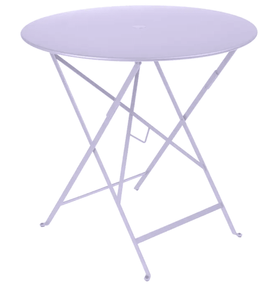 Bistro Table Ø77cm Round Folding Table - Custom Wood DesignsFermob Bistro Round Folding Table, 77cm diameter, lilac purple metal outdoor terrace table with folding design.Round Table Ferob Outdoor7921.0Marshmallow