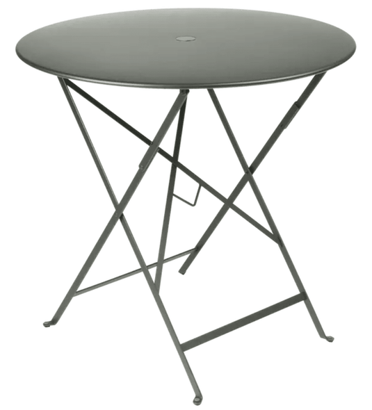 Bistro Table Ø77cm Round Folding Table - Custom Wood DesignsRosemary green Fermob Bistro Round Folding Table with Ø77cm metal top, ideal for outdoor terraces and small spacesRound Table Ferob Outdoor7916.0Rosemary