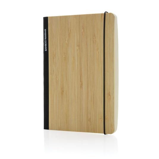 A5 Bamboo Notebook pack of 25 Black Custom Wood Designs __label: Multibuy black-a5-bamboo-notebook-pack-of-25-53613754810711