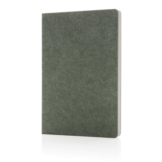 Recycled felt A5 notebook pack of 25 Green Custom Wood Designs black-recycled-felt-a5-notebook-pack-of-25-53613754548567