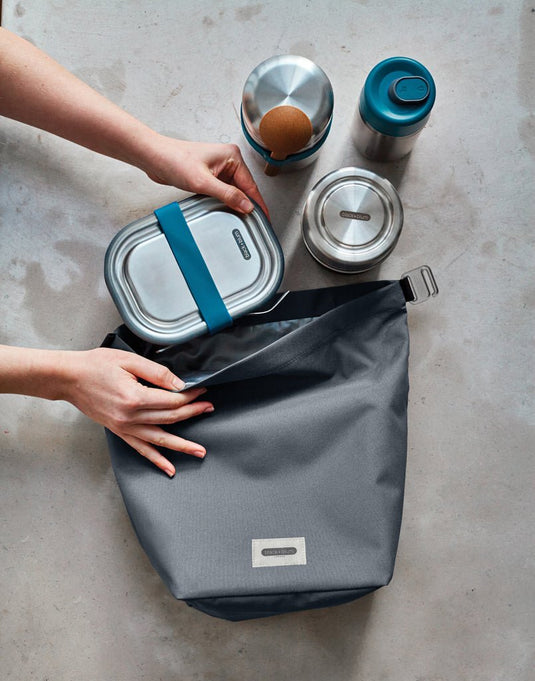 Black+Blum 6.7L insulated Lunch/Cooler Bag - Custom Wood DesignsBlack + Blum insulated outdoor lunch/cooler bag with black exterior and carrying handle, designed for keeping food and drinks cool.OutdoorP439.1802rPETgrey