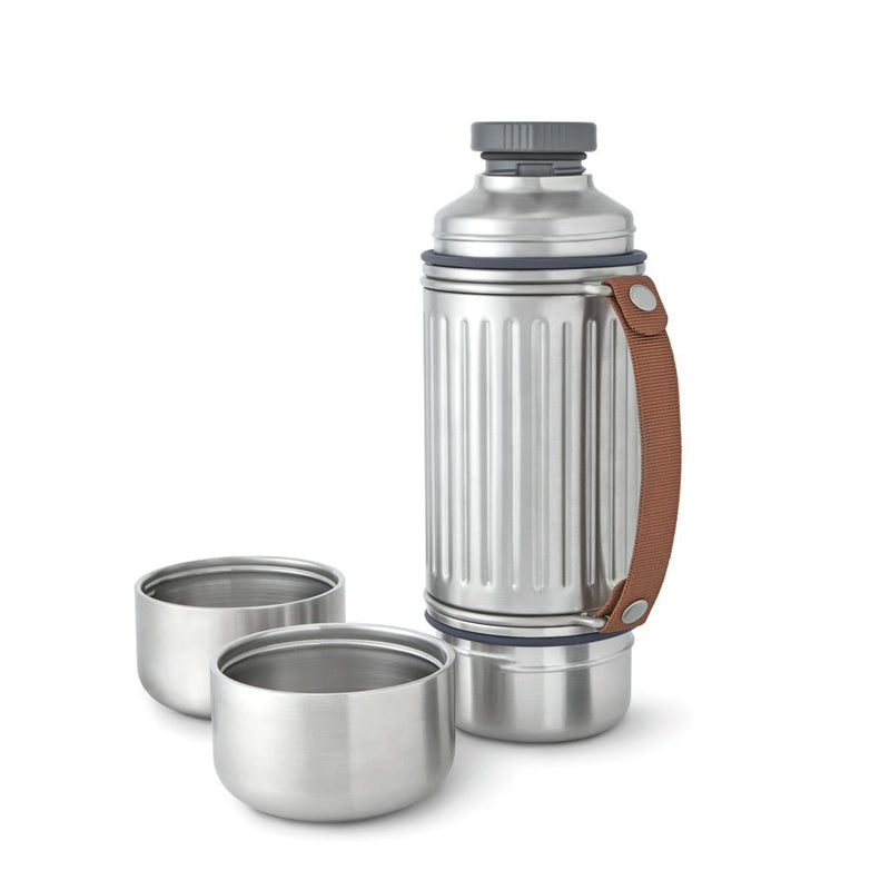 Load image into Gallery viewer, Black+Blum Explorer Flask Duo 1L - Custom Wood DesignsBlack+Blum Explorer Flask Duo 1L set with two black drinkware bottles, stainless steel caps, and sleek design for outdoor use.DrinkwareP439.1702Stainless steel,Polypropylenegrey
