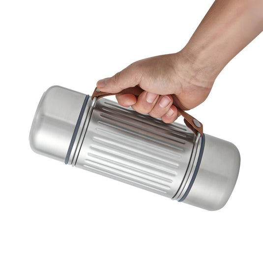 Black+Blum Explorer Flask Duo 1L - Custom Wood DesignsBlack + Blum Explorer Flask Duo 1L, sleek black drinkware with two stainless steel bottles and secure lids for outdoor use.DrinkwareP439.1702Stainless steel,Polypropylenegrey