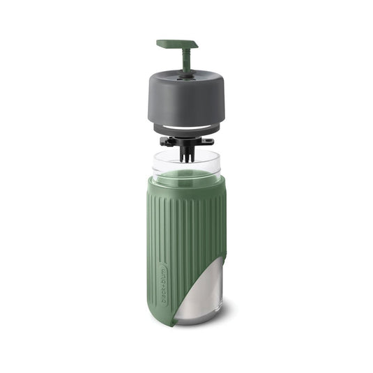 Black+Blum Glass Travel Cup 340ML - Custom Wood DesignsBlack+Blum glass travel cup with black lid, 340ml capacity, designed for hot and cold beverages, sleek and durable drinkware.DrinkwareP439.1627Glass,Siliconeolive green