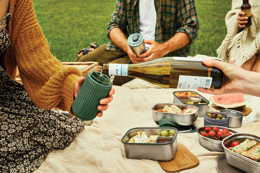 Black+Blum Glass Travel Cup 340ML - Custom Wood DesignsBlack+Blum glass travel cup with black lid, 340ML, designed for hot and cold beverages, sleek and portable drinkware.DrinkwareP439.1627Glass,Siliconeolive green