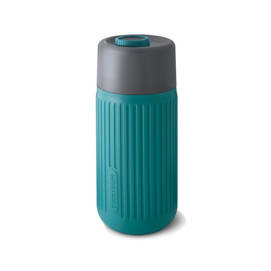 Black+Blum Glass Travel Cup 340ML - Custom Wood DesignsBlack + Blum glass travel cup, 340ml, stylish reusable drinkware with a sleek black exterior and clear glass interior.DrinkwareP439.1633Glass,Siliconeturquoise