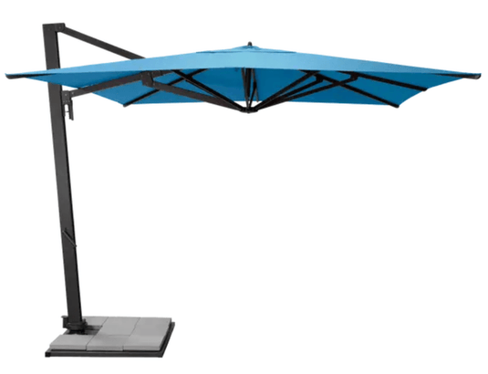 Borée 3x3m Commercial Parasol with Base and Sealing Plate SET - Custom Wood Designsoutdoor parasol IrelandOutdoor Parasol24575171350583AntracitAdriaticBlue