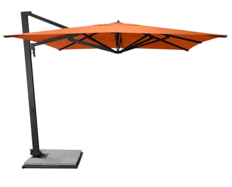 Load image into Gallery viewer, Borée 3x3m Commercial Parasol with Base and Sealing Plate SET - Custom Wood Designsoutdoor parasol IrelandOutdoor Parasol24575171185047AntraciteAmber
