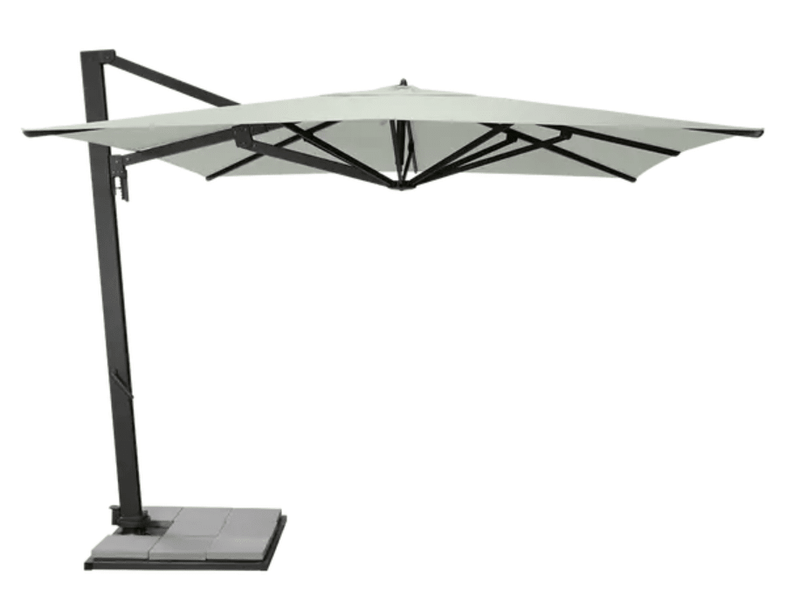 Load image into Gallery viewer, Borée 3x3m Commercial Parasol with Base and Sealing Plate SET - Custom Wood Designsoutdoor parasol IrelandOutdoor Parasol24575171052279AntracitAquaGreen

