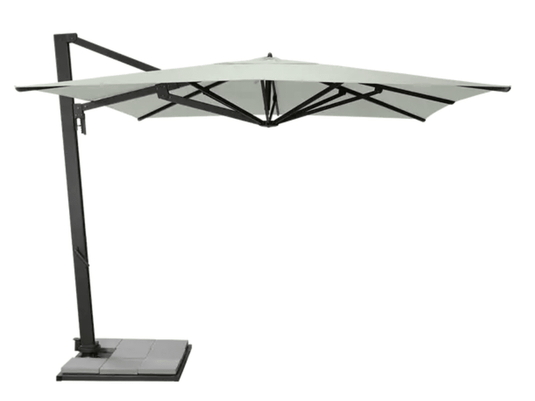 Borée 3x3m Commercial Parasol with Base and Sealing Plate SET - Custom Wood Designsoutdoor parasol IrelandOutdoor Parasol24575171052279AntracitAquaGreen