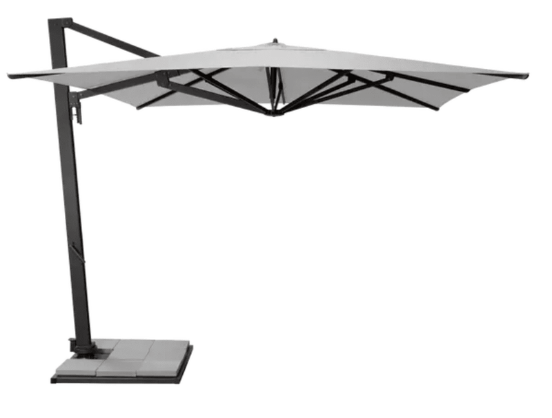 Load image into Gallery viewer, Borée 3x3m Commercial Parasol with Base and Sealing Plate SET - Custom Wood DesignsBorée 3x3m Commercial Parasol with Base and Sealing Plate SETOutdoor Parasol24575179991831AntraciteSteelGrey

