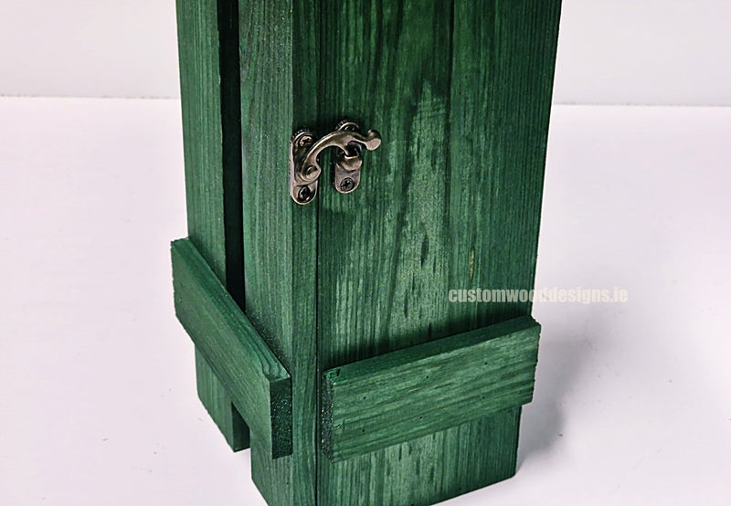 Load image into Gallery viewer, Rustic Bottle Box - Green Single x 25 Bottle box Custom Wood Designs __label: Multibuy Bottle Boxes Gift Boxes bottle-box-default-title-rustic-bottle-box-green-single-53613437452631
