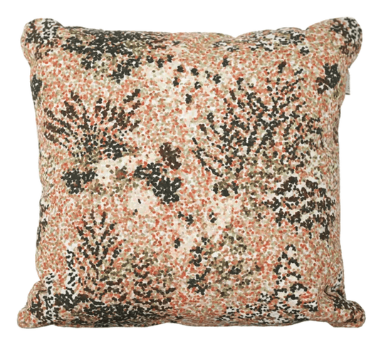 Fermob outdoor cushion featuring a Wildflower Bouquet design, 44x44 cm, suitable for patio or garden outdoor seating.