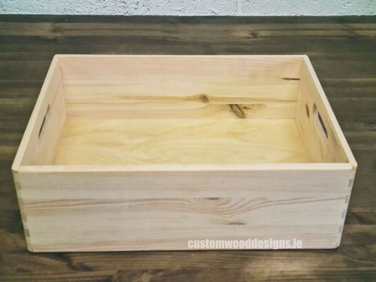 FourStore Pine Wood Box 40 X 30 X 13,5 cm OB4 Box with Handle pin bedroom deco box crate room deco wood wooden box-with-handle-default-title-fourstore-pine-wood-box-40-x-30-x-13-5-cm-ob4-53611845747031