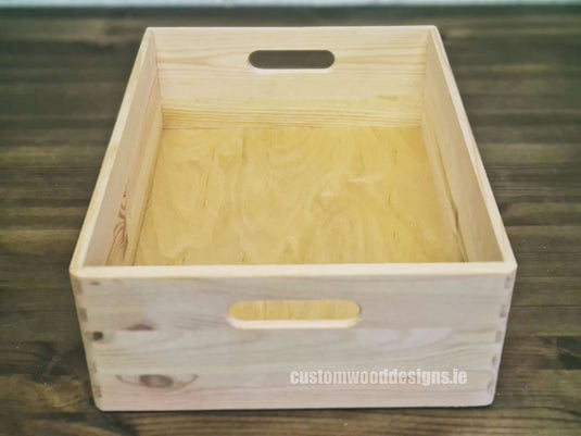 FourStore Pine Wood Box 40 X 30 X 13,5 cm OB4 Box with Handle pin bedroom deco box crate room deco wood wooden box-with-handle-default-title-fourstore-pine-wood-box-40-x-30-x-13-5-cm-ob4-53611847745879