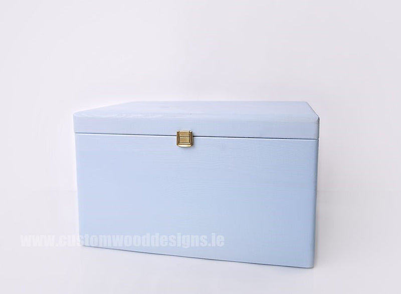 Load image into Gallery viewer, Blue Box Box with Lid pin bedroom deco blue box box box with lid room deco wood wooden box-with-lid-default-title-blue-box-53611820712279
