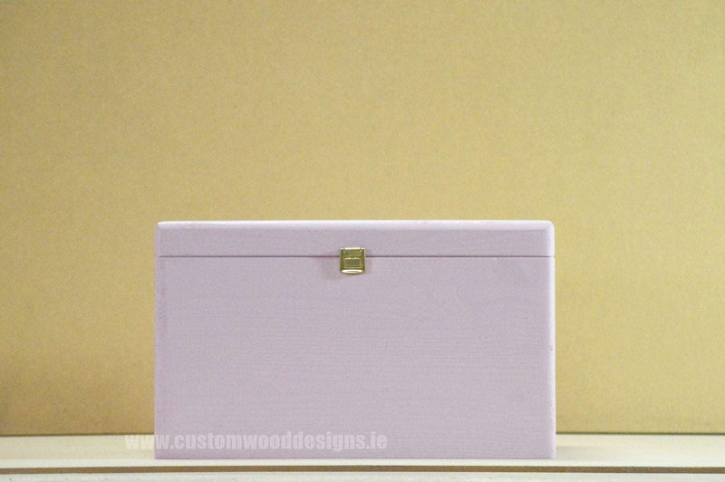 Load image into Gallery viewer, Pink Box PPB1 40 X 30 X 23 cm Box with Lid pin bedroom deco box box with lock container pink box room deco wood wooden box-with-lid-default-title-pink-box-ppb1-40-x-30-x-23-cm-49180136997207
