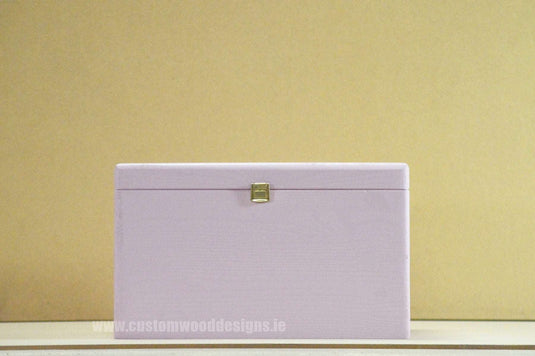 Pink Box PPB1 40 X 30 X 23 cm Box with Lid pin bedroom deco box box with lock container pink box room deco wood wooden box-with-lid-default-title-pink-box-ppb1-40-x-30-x-23-cm-49180136997207