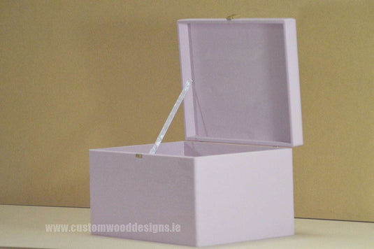 Pink Box PPB1 40 X 30 X 23 cm Box with Lid pin bedroom deco box box with lock container pink box room deco wood wooden box-with-lid-default-title-pink-box-ppb1-40-x-30-x-23-cm-49180137128279