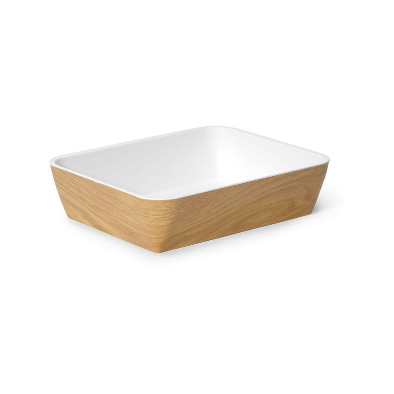 Load image into Gallery viewer, Buffet Bowl GN 1/2 325×265×80mm – Panama White (Fine Dine) - Custom Wood DesignsFine Dine Buffet Bowl GN 1/2 Panama White, 325x265x80mm, ceramic serving dish with sleek white finish and durable design.Buffet bowl562437
