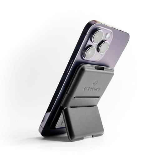 C-Secure Mag Safe phone wallet - Custom Wood DesignsC-Secure Mag Safe phone wallet attached to a smartphone, holding cards and cash, designed for secure mobile access and convenience.Phone & Tablet accessoriesP820.9901Polyurethaneblack