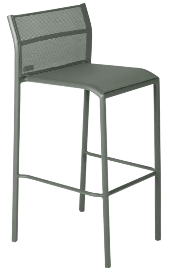 Load image into Gallery viewer, Outdoor metal bar stool, Fermob Cadiz Bar Chair with a sleek design, ideal for patio or outdoor dining spaces.
