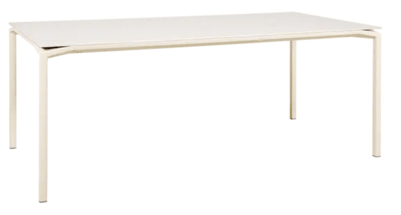 Load image into Gallery viewer, CALVI AERIS Mineral Table 195 x 95 cm Eight Seater - Custom Wood DesignsFermob CALVI AERIS mineral dining table in latte color, 195x95 cm, eight-seater with sleek tabletop design.Dining Table Eight Seater24575187336439Ice Mint
