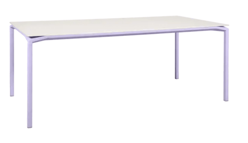 Load image into Gallery viewer, CALVI AERIS Mineral Table 195 x 95 cm Eight Seater - Custom Wood DesignsFermob CALVI AERIS mineral dining table with eight seats, rectangular table top in a stylish, modern design.Dining Table Eight Seater24575187203671Marshmallow
