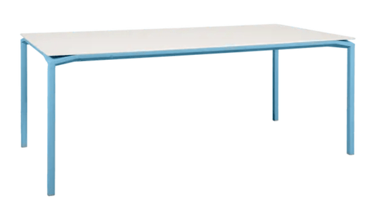 CALVI AERIS Mineral Table 195 x 95 cm Eight Seater - Custom Wood DesignsFermob CALVI AERIS mineral dining table in Maya Blue, 195x95 cm, eight-seater outdoor table with a modern, durable design.Dining Table Eight Seater24575187170903Maya Blue