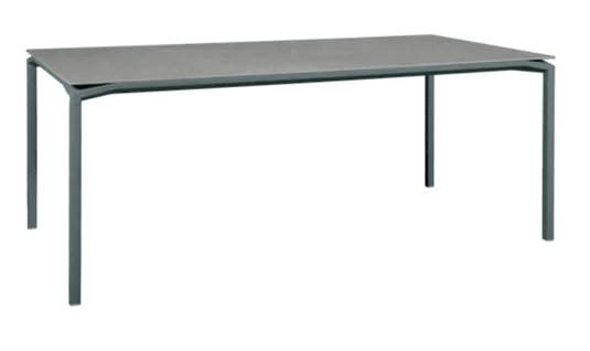 CALVI Kreta Mineral Table 195 x 95 cm Eight Seater - Custom Wood DesignsFermob CALVI Kreta mineral dining table in Storm Grey, 195 x 95 cm, eight-seater with a durable tabletop and modern design.Dining Table Eight Seater24575189350647Storm Grey