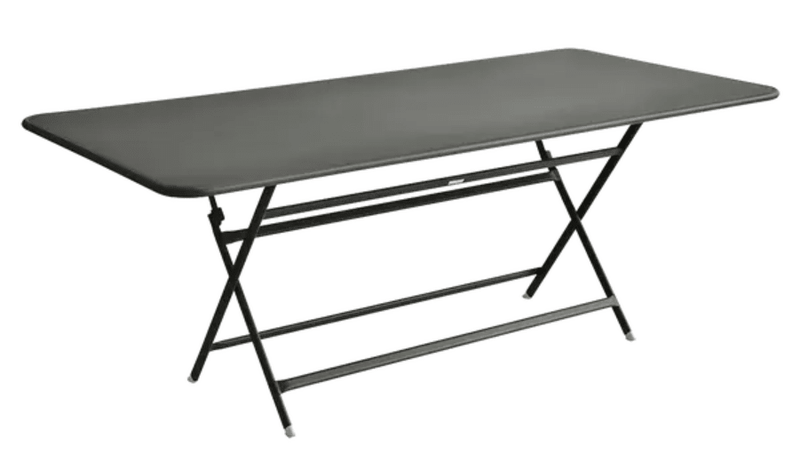 Load image into Gallery viewer, Fermob Caractère foldable outdoor table in rosemary color, 190x90cm, seating eight, suitable for outdoor dining and gatherings.
