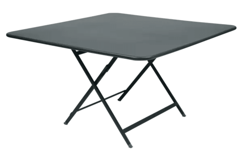 Load image into Gallery viewer, Fermob Caractère outdoor foldable table, 128x128 cm, eight-seater, with sturdy design and modern style, suitable for outdoor use.
